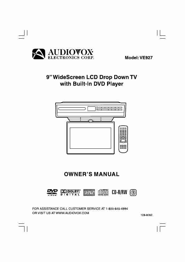 Audiovox TV DVD Combo VE 927-page_pdf